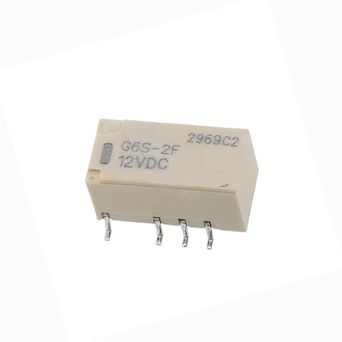 Relé de potencia 12V de 2A con conmutador doble G6S2F12VDC para proyectos de electrónica