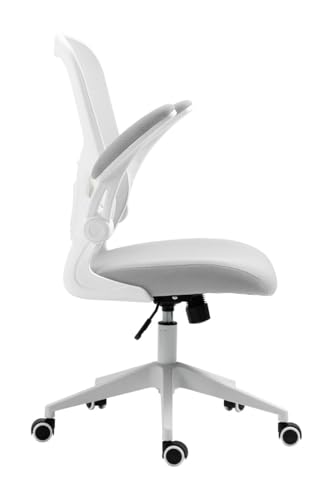 Chaise de bureau ergonomique Chios contre le mal de dos maille grise - 7