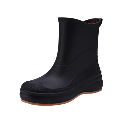 Bottes de pêche à tube court pour femme en caoutchouc naturel imperméable