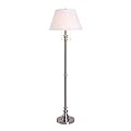 Kenroy Home 30438BS Spyglass Traditional Floor Lamp, Brushed Steel, 59.5 Inch Height, 17 Inch Width, 17 Inch Depth