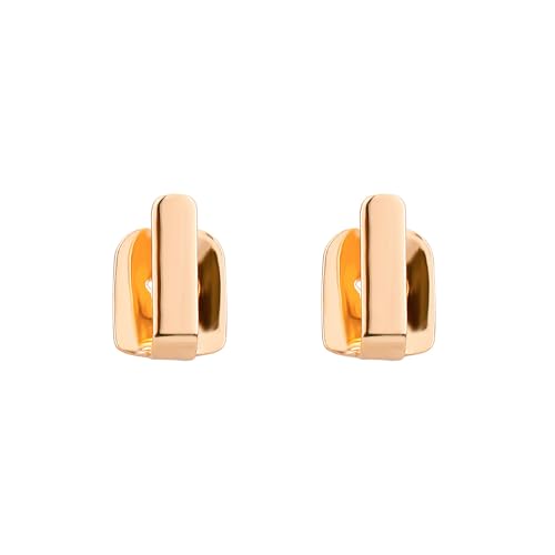 Grillz Hip Hop para Dientes con Baño de Oro 14K 2 Piezas miniatura 1