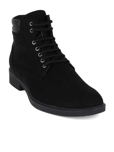Image of Carlton London Men's Premium Suede Lace-Up Combat Boots