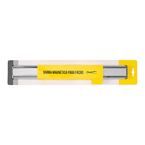 Barra Magnética para Facas Mimo Style Preto/Branco