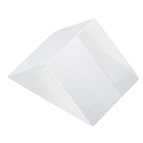 PRETYZOOM 1Pc Optical Glass Triangular Prism Refraction for Physics Experiments Optical Experiment Equipment