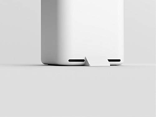 TOWNEW T1 Self-Sealing and Self-Changing 4 Gallon Trash Can, Automatic Open Lid and Motion Sense Activated Smart Home Electric Garbage Bin, White x1 Refill Ring Included (Up to 25 Bags)