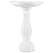 Bloem Promo Bird Bath with Pedestal, 25" x 17", White (270-10)