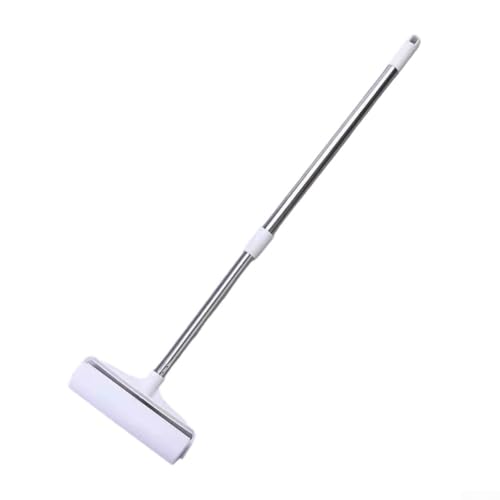 Honseadek Rodillo telescópico de pelusa con mango largo para ropa y tapicería, removedor de polvo de papel adhesivo reemplazable para el hogar, coche, limpieza de muebles (1)