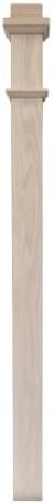 Oak Box Newel 3-1/2 X 58-3/8"