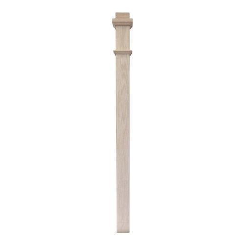 Oak Box Newel 3-1/2 X 58-3/8" #TOP25