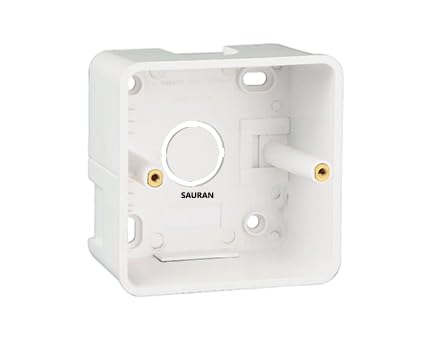 SAURAN Electrical 2-Module Plastic Surface PVC Box 3inchX3inch (1)-picture-13