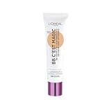 L'Oréal Paris Magic BB Cream with SPF 20, 5-in-1 Skin Tint with Vitamin B5 and Vitamin E, Lightweight Hydrating Formula Adapts to Skin Tone for a Natural Glowy Finish, 30 ml, Shade: 04 Medium