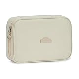 Estojo Escolar Box Juvenil para Canetas Lápis e Post-it (Box Candy Color, Bege)