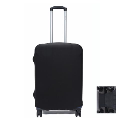 Capa Protetora para Mala de Viagem, Resistente Anti-Risco (Preto, Médio)