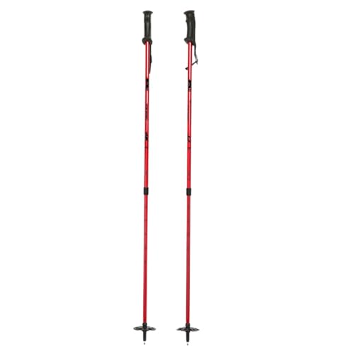 Adjustable Ski Poles 2 Pack Lightweight with Removable Snow Tray