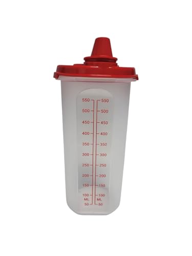 Tupperware Eidgenosse Rotondo Rondovision - Versatore modulare per olio Rondovision Circular System rosso (650 ml)