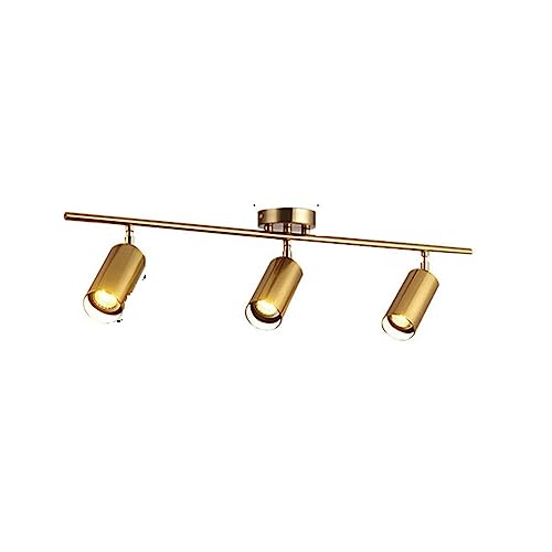 Foco de carril LED moderno DELURA dorado para iluminación de fondo en salones y restaurantes
