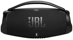 Boombox 3, Caixa de Som Portátil, Preta, À Prova D'água