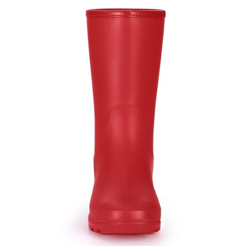 Image of Asgard Women's Mid Calf Rain Boots Waterproof Garden Shoes Slip on Rubber Boots