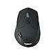 Logitech M720 Triathlon Multi-Device Kabellose Maus, Bluetooth, USB-Unifying-Empfänger, 1000 DPI, 6 programmierbare Tasten, 2-Jahres-Batterie, Für Laptop, PC, Mac, iPadOS - Grau