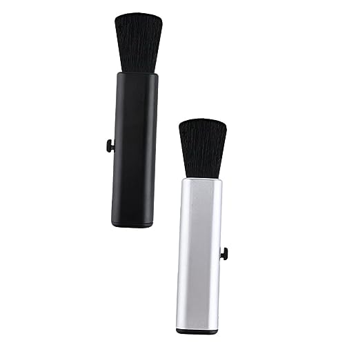 Toyvian 2個折りたたみ式ウールクリーニングブラシ 楽器用 ダスト除去 耐久性設計 ギター ピアノ対応 コンパクト収納