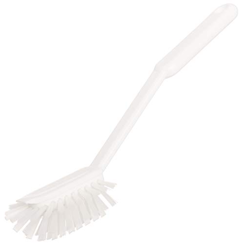Image of Redecker Dish Brush, Nylon (TYNEX), White Line - Dishwasher Safe Brush for Daily Cleaning, Made in Germany