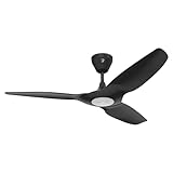 Big Ass Fans – Haiku L, Smart Ceiling Fan – Energy Efficient Cooling for Home, Bedroom, Office, Living Space, and More – 16 Lighting Settings with 7 Speed Settings – 52” - Black