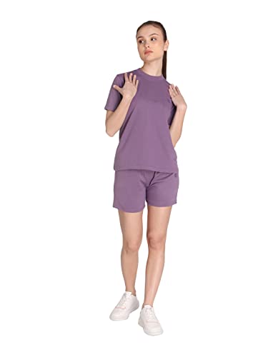 Image of CHKOKKO Women's Regular Cotton Regular Fit Plain Shorts for Women