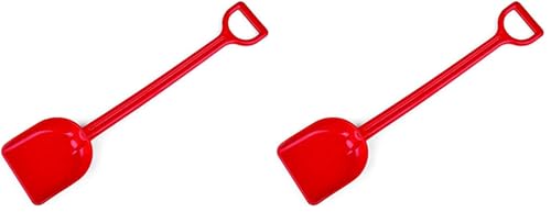 Hape E4076 Starke Schaufel 40cm, rot | Sandspielzeug (Packung mit 2)