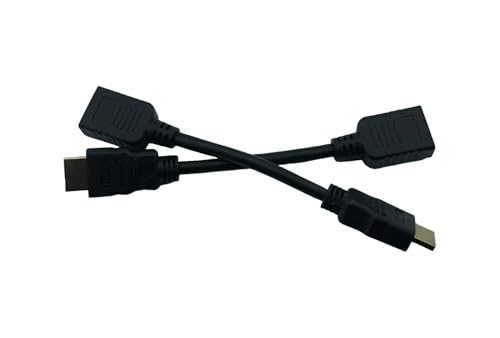 HDMI Extension Cable, 2-Pack High Speed HDMI Male to Female Extender Adapter Converter Support 4K 3D...