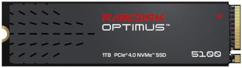 SANDISK 1TB Optimus 5100 NVMe SSD - PCIe 4.0 x4, M.2 2280, Up to ...