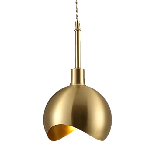 Lampe Suspendue de décoration haut de gamme lustre en cuivre style rétro américain pour salon