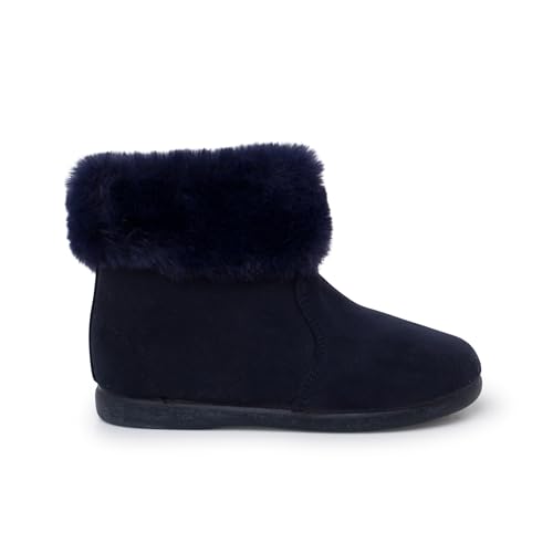 Bottes fille à col fourrure pour garder les pieds au chaud avec style
