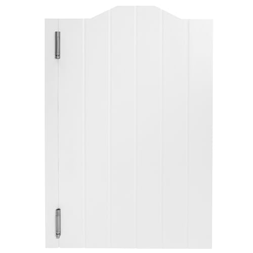 Premade Interior Doors,24.02 * 35.83in Wood Swinging Doors, 180° Hinges Saloon Door with Vertical Pattern,for Shop Entrance Partition (Vertical Pattern)