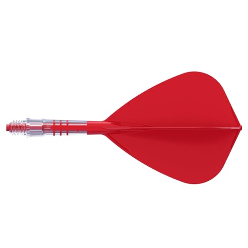 CUESOUL ROST T19 Carbon Integrated Dart Shaft and Flight,Kite Shape,Set of 3