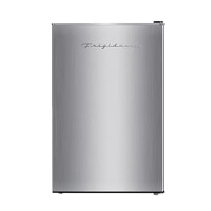 Frigidaire 3.2 cu ft Compact Fridge, Mini Refrigerator, Platinum Series-16.73″D x 17.83″W x 33.27″H (Stainless Steel)