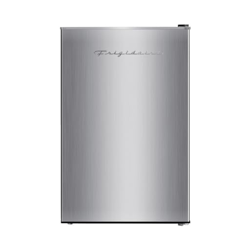 Frigidaire EFR323 3.2 cu ft Compact Fridge, Mini Refrigerator, Stainless Steel, Platinum Series by Frigidaire - Used condition - US$165.59