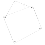 PRETYZOOM 1pieza Marco de Fotos Acrílico Transparente Soporte Creativo para Fotos Exhibidor Colgante de Pared para Decoración y Marco Ornamental para Recuerdos y Arte