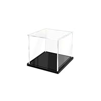 XINISS Acrylic Display Case for Collectibles Assemble Clear Acrylic Boxes for Display Thickened Glass Case for Lego Figures Doll Hobby Toys