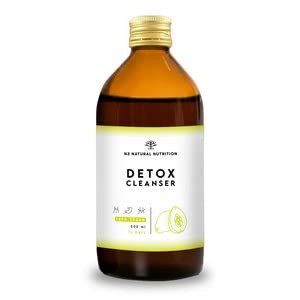 DETOX Vloeibare Diureticum Natuurlijke Detoxen Afvallen, Reiniging van Lichaam, Lever, Darmen Antioxidant Afslank Paardebloem, Groene Thee, Papaja, Guarana 500 ml Vegan EC N2 Natural Nutrition