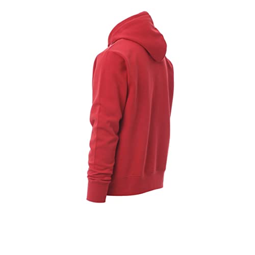 PAYPER Felpa Cappuccio Unisex Rosso S