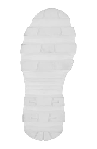 KARL LAGERFELD Men's Side Zip Suede Hiking Boot Combat4