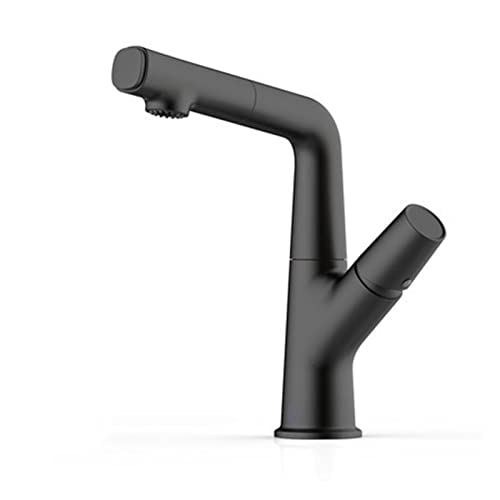 Grifo de lavabo de oro giratorio y regulable para fregadero de baño