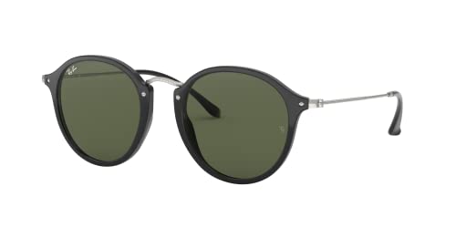 RAY-BAN 0Rb2447 Gafas de sol, Redondas, 49, Black