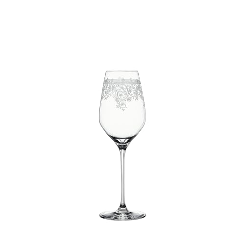 Spiegelau 2-teiliges Weißweingläser-Set, Weingläser, Kristallglas, 500 ml, Arabesque, 4192262