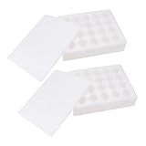 Beatifufu Pe Eierhalter 40 Fächer Stoßfester Eierbehälter Eieraufbewahrungshalter Schutzhalter Für Haushalt Und Eiergeschäft