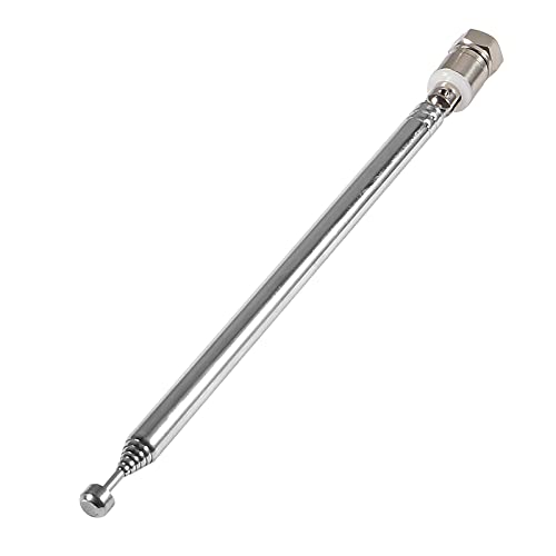 Aediko Fm Telescopic Antenna 75 Ohm Indoor Fm Radio Antenna F Type Male Plug Connector With 5Pcs Converter For Tv Am Fm Radio Stereo Receiver thumb #3