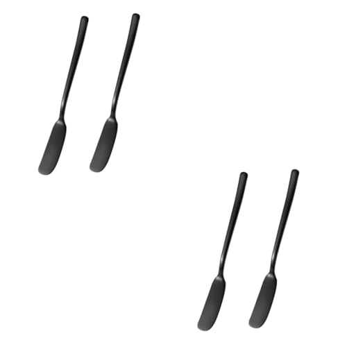 MOLUCKFU 2sets Stainless Steel Cheese Butter Cutter Multi-purpose Wiping Jam Blade Cheese Slicer Tool 2pcs*2