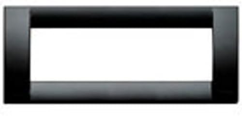 Facile da usare VIMAR 16746.16 IDEA Placca classica 6 modulo, tecnopolimero, dimensioni 19.5 x 8.2 x 0.9 cm, colore nero