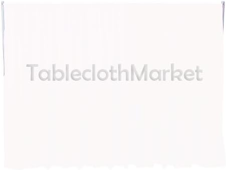 Polyester Backdrop 10 Ft Drape Background Pipe Display Curtain 120 x 60 White