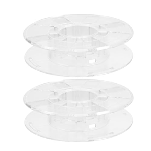 KAJNBN 3Dプリンター用フィラメントスプール2個セット 軽量プラ製 再利用可能印刷効率向上 教育や工業用途に最適な滑らかなワイヤースプール管理の商品画像（Amazon）
